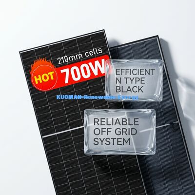 Monokristallijn zonnepaneel van 700W IP65 weerbestendige PV-module 1722x1134x30mm