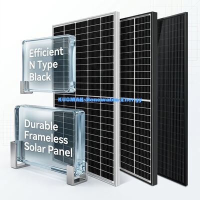 500W-600W Zonnepaneel met 22% Efficiëntie en IP65 Weerbestendigheid voor Industriële Energieproductie