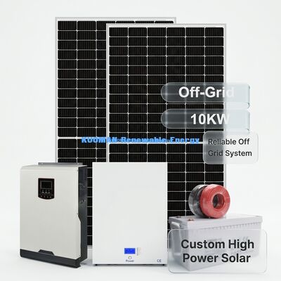 10Kw Monokristallijn Silicium Zonnepaneelsysteem met IP65 Weerbestendigheid voor Thuis Zonnebatterij Opslag