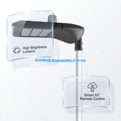 Garden Smart LED Street Light met IP66 waterdicht, LoRaWAN Smart Control en 100000 uur levensduur voor buitenzonneverlichting