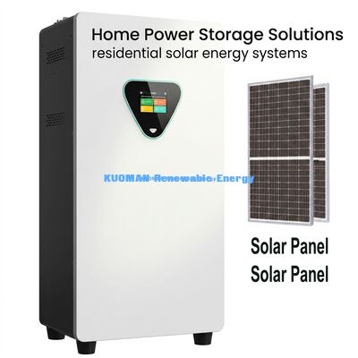 51.2V 300Ah Solar Hybrid LiFePO4 batterij systeem met 6000 cycli voor energieopslag thuis buiten het net