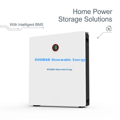 KM 48V 300Ah LiFePO4 Batterij Wandmontage Thuisbatterij Opslag met 8000 Cycli
