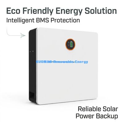 48V 100AH LiFePO4 thuisbatterij met realtime monitoring en 10-jarige garantie voor zonne-energiesystemen