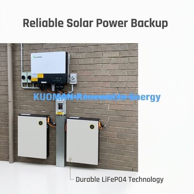 Superdun 10kWh thuisbatterijopslagsysteem met intelligent BMS voor zonne-energie