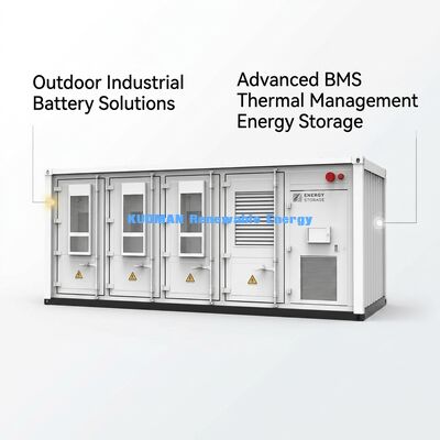 Aanpasbare commerciële energieopslagbatterij van 215 kWh voor duurzame zonneparken