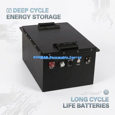 KM 72V -100Ah Aangepaste Golfkar LiFePO4 Batterij met 8000 Cycli en 7360Wh Energie