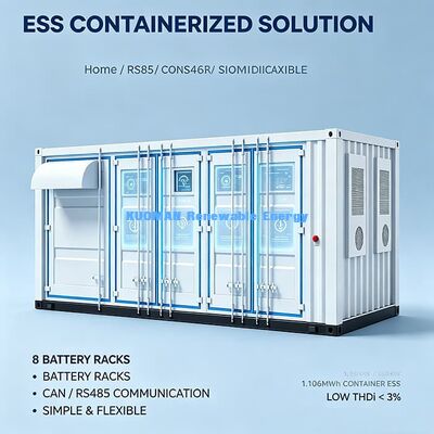 ESSC0500A-1106 Container energieopslag 500kW laag THDi netvriendelijke commerciële energieopslag