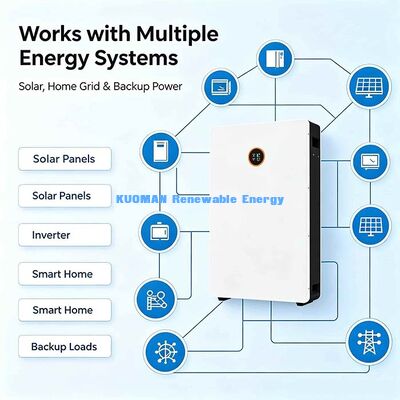 CE UL UN38.3 Gecertificeerde 51.2V 200Ah Powerwall LiFePO4 Batterij voor Wereldwijd Thuis Zonne-energie Opslag Gebruik
