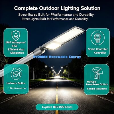 Smart Compatible LED Street Light, Match MPPT Solar Controller voor zonneprojecten