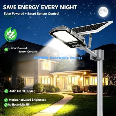 300-500 LED Zonne-straatverlichting IP65 Waterdichte Bewegingssensor Buiten Tuin Weglamp