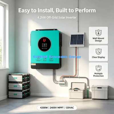 BSSI-V-GN4200 4200W Hybride Zonne-omvormer Off-Grid & Grid-Tie Dual Mode