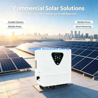 98% Hoge Efficiëntie 6KW Hybride Zonne-omvormer 50-450VDC PV Input IP65 Beoordeeld