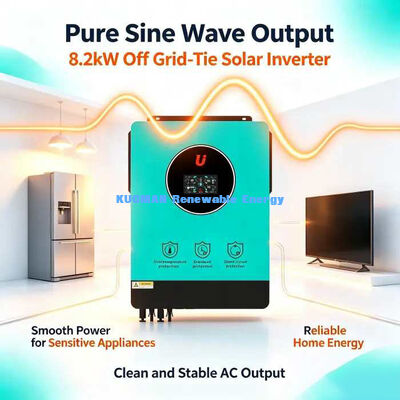 48V Loodzuur Lithium Batterij Compatibele 8.2KW Grid Hybride Zonne-omvormer