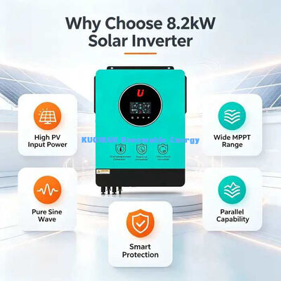 All-in-one 8,2 kW zonne-hybride inverter oplader