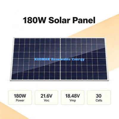 3,2 mm Gehard Glas 200-210W Zonnepaneel, Stof- en Waterdicht PV-Module voor Zonne-energiesysteem in de Achtertuin