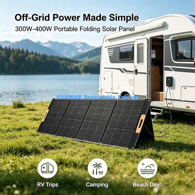 400W Opvouwbaar ETFE-gelamineerd Zonnepaneel, Draagbare Off-Grid Zonne-energie voor Campervan Leven