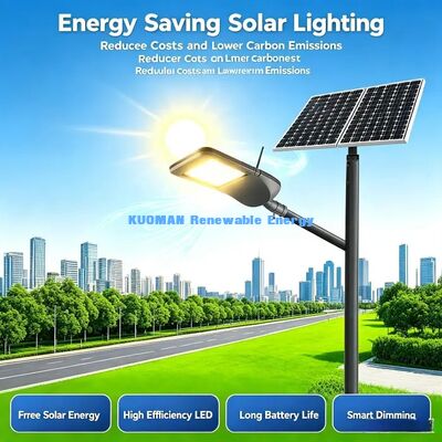 CO2-arme slimme LED-straatlamp | Intelligente planning, energiebesparende stadsverlichting