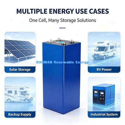 3,2V 280Ah CATL LiFePO4 Batterij Prismatische Cel, Lithium-Ion Cel met Lange Levensduur voor Off-Grid Zonne-energieopslag & Noodstroomvoorziening