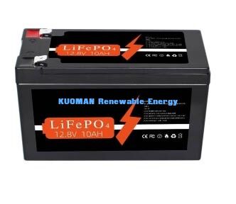 KM Nieuwe Energie Batterij 12V 10Ah Lithium Batterij Diepe Cycli