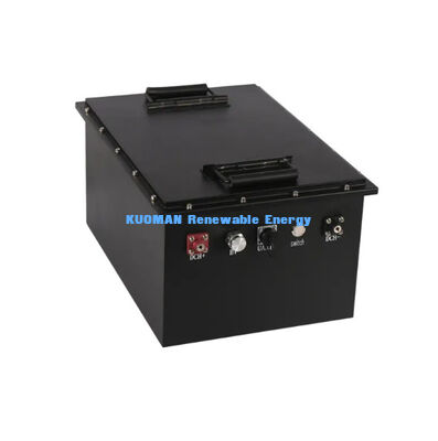 KM 72V -100Ah Aangepaste Golfkar LiFePO4 Batterij met 8000 Cycli en 7360Wh Energie