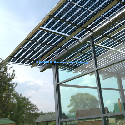 540W 550W Mono Perc zonnepaneel met 22% efficiëntie en frameless glas ontwerp