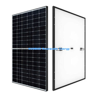 N Type Zwart Zonnepaneel 415W met 22% Efficiëntie en Geanodiseerd Aluminium Frame