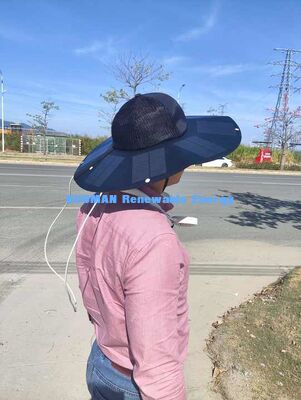 KM Nieuwe vouwbare draagbare oplaadbare zonnecap