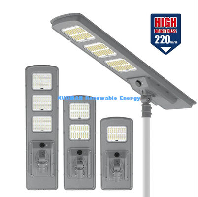 Hoge Helderheid 60W/80W IP65 Waterdichte Straatlantaarn Alles-in-één Zonne-buitenverlichting voor Weg en Plein 220lm/w Lange Levensduur