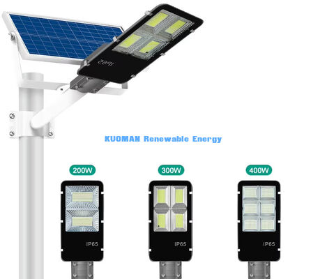 200W Zonne straatlantaarn met Pro MPPT en IP65 waterdicht voor buitenverlichting van wegen en tuinen