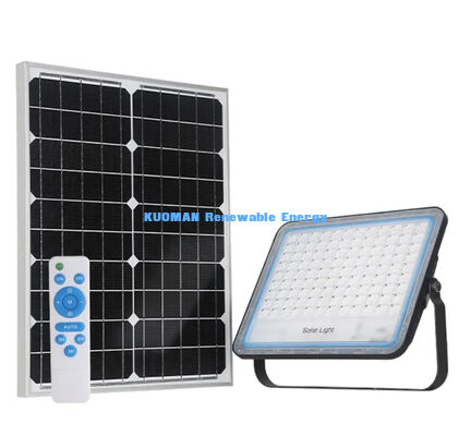 IP65 Waterdichte 15000LM Hoge Lumen Zonne-schijnwerper met Bewegingssensor voor Buitenbeveiliging