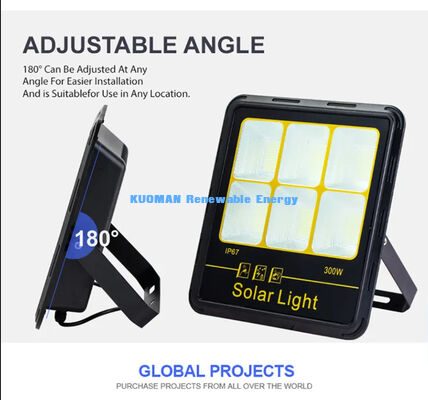 Solar Flood Lights Waterdicht Buiten 200w 300w 400w Led Solar Garden Flood Light
