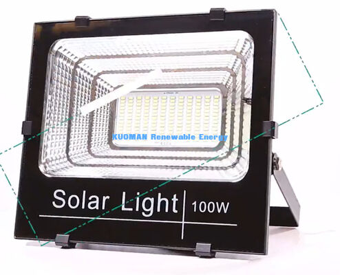 Hoge Lumen Output Zonne-schijnwerper met IP65 Waterdichtheid en Afstandsbediening Optie voor Buitenverlichting