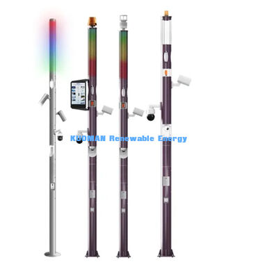 Slimme systeembediening LED Secreen buitenverlichtingsmast Slimme afstandsbedieningsverlichtingsmast