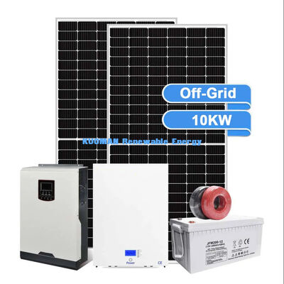 10Kw Monokristallijn Silicium Zonnepaneelsysteem met IP65 Weerbestendigheid voor Thuis Zonnebatterij Opslag