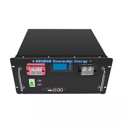KM 48V 200Ah LiFePO4 thuisbatterij met 10,24 kWh capaciteit en 8000+ cycli voor residentiële energieopslag