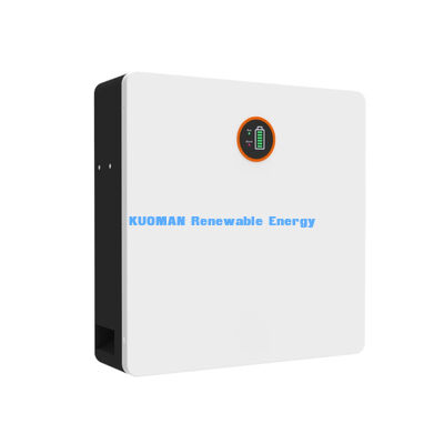 KM 48V100Ah Lithium Home Battery Storage Wall met 10 en langdurige prestaties