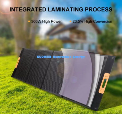 Multi-Poort Zonne-oplader 300W 100% Groene Zonne-energie Flexibel Opvouwbaar Draagbaar Zonnepaneel