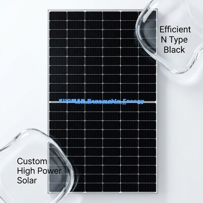 Op Maat Gemaakte Monokristallijne Zonnepanelen 400-500W met 22% Efficiëntie en Half-Cut Cel Ontwerp