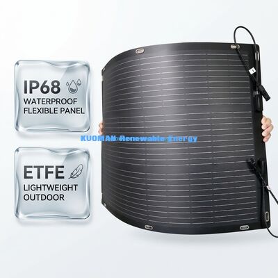 Lichte 100W flexibele ETFE zonnepaneel voor RV-reizen en outdoor-avonturen