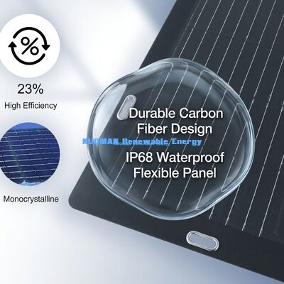 Lichte 100W flexibele ETFE zonnepaneel voor RV-reizen en outdoor-avonturen