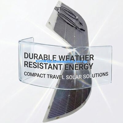 360 graden buigbaar bifaciaal flexibel zonnepaneel 200W IP68 waterdicht met koolstofvezel