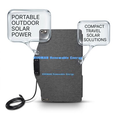 100W Opvouwbaar IP68 Waterdicht Draagbaar Zonnepaneel Flexibel Zonnepaneel voor Reizen