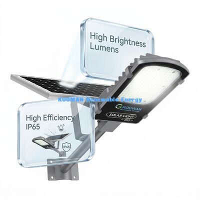 IP65 Waterdichte 300W-500W Gesplitste Zonne-straatverlichting met LiFePO4 Batterij en Zonnepaneel