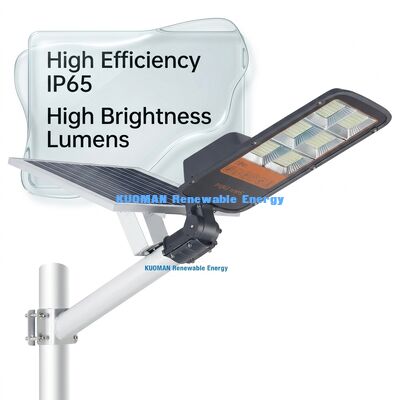 Hoge helderheid 180LM/W LED zonnelamp met monokristallijn paneel en IP65 waterdichtheid