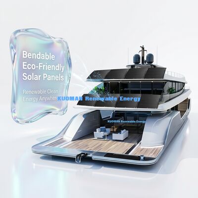 800W flexibel zonnepaneel met IP68 waterdicht en 360 graden buigbaar voor dak RV Marine