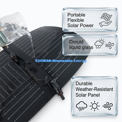 100W ETFE-gecoat buigbaar flexibel zonnepaneel voor bergbeklimmen en overland