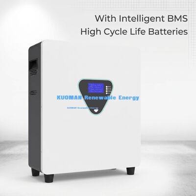 Muurbatterij LiFePO4 met 6000 cycli en 48V 200Ah voor huisopslag en hybride zonne-energiesystemen