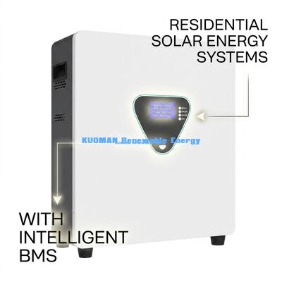 Muurbatterij LiFePO4 met 6000 cycli en 48V 200Ah voor huisopslag en hybride zonne-energiesystemen