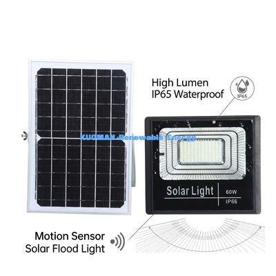 120Lm/W Hoge Lumen Zonne-schijnwerper met IP65 Waterdicht en 50W-300W Vermogen voor Buitenparkeerplaatsen