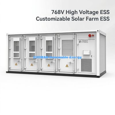 Aanpasbare commerciële energieopslagbatterij van 215 kWh voor duurzame zonneparken
